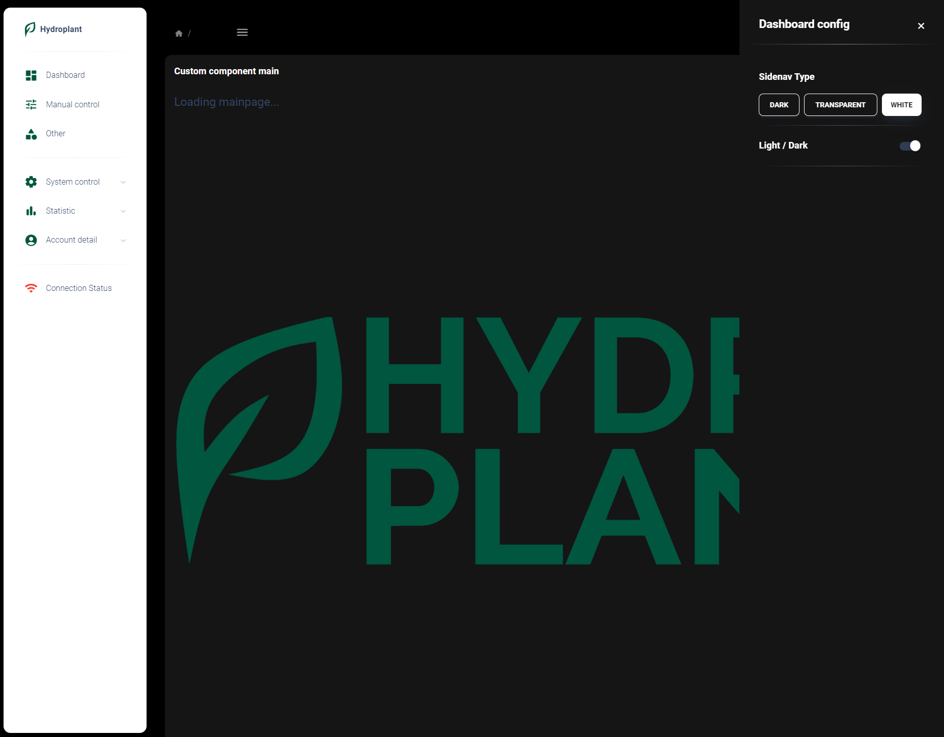 Hydroplant Dashboard - Bilde 1